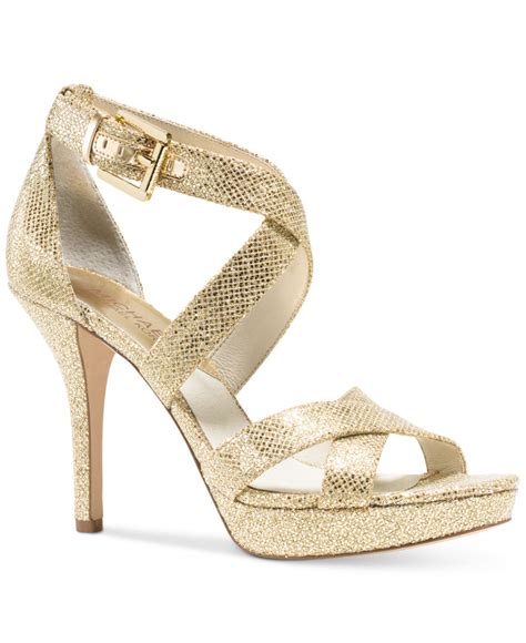 michael kors gold shoes